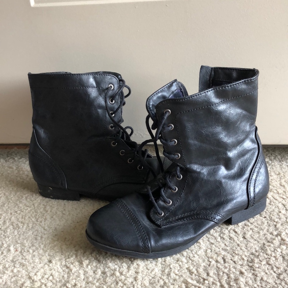 Black Combat Boots